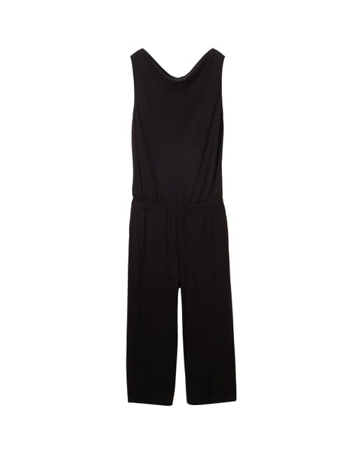 Tom Tailor Black Jersey Overall