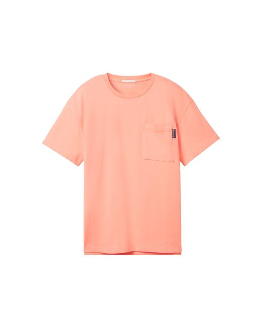 Tom Tailor Jungen Oversize T-Shirt in Pink für Herren