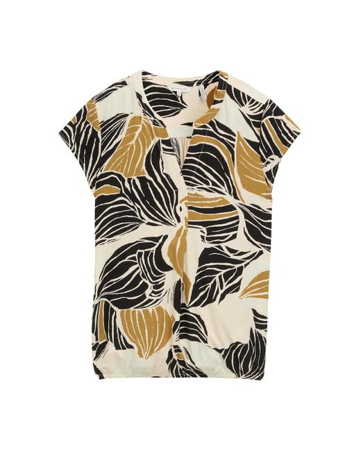 Tom Tailor Natural Bluse mit Muster
