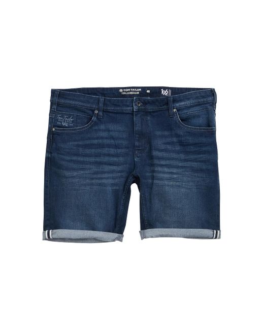 Tom Tailor TTPLUS Regular Fit Shorts in Blue für Herren