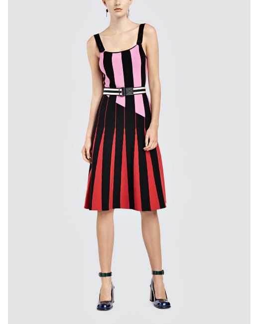Lyst Tomas Maier Milan Dress In Red Save 50 0 Tomas Maier Red Milan Dress Lyst
