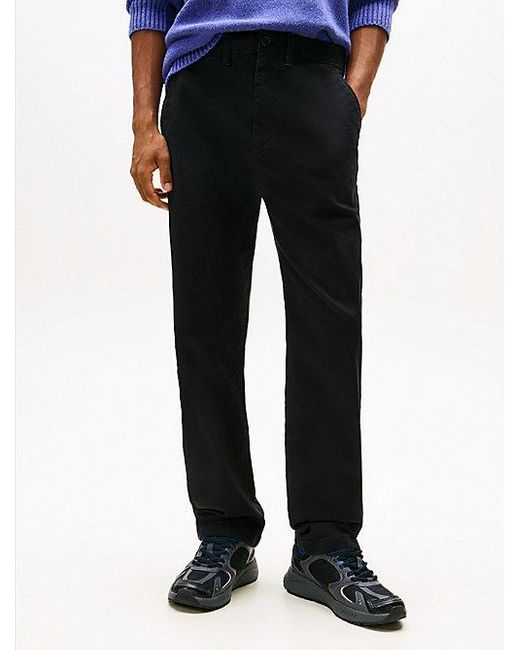 Tommy Hilfiger Otis Regular Fit Chinos Aus Twill in Blue für Herren