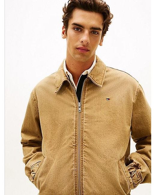 Tommy Hilfiger Ivy Jack Van Twill Met Rits in het Natural voor heren