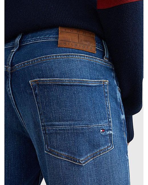 Tommy Hilfiger Mercer Regular Straight Jeans Met Fading in het Blauw voor  heren | Lyst NL