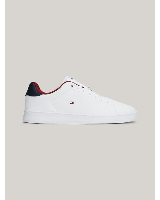 Tommy Hilfiger Metallic Colour-pop Heel Cupsole Court Trainers for men