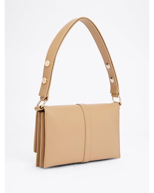 Borsa A Spalla Con Borchie di Tommy Hilfiger in Natural
