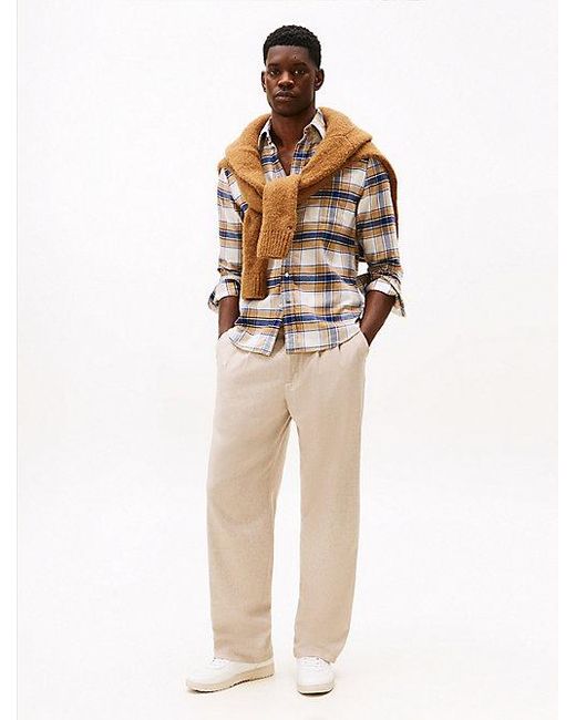Tommy Hilfiger Regular Fit Overhemd Met Tartanruit in het Multicolor voor heren
