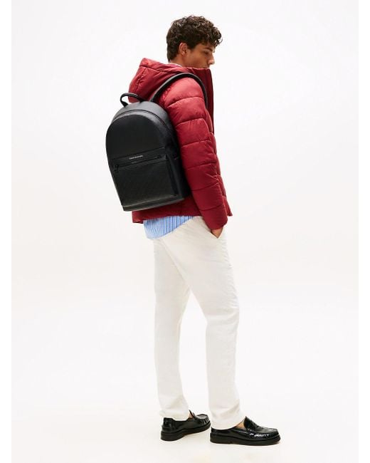 Sac À Dos À Monogramme Th Tommy Hilfiger pour homme en coloris Black