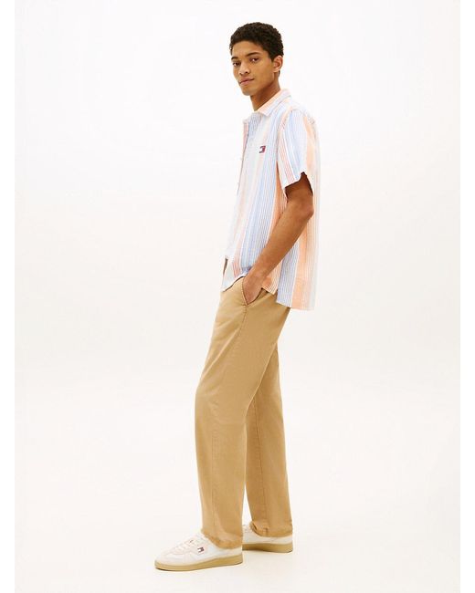 Tommy Hilfiger Green Sonny Relaxed Tapered Twill Chinos for men