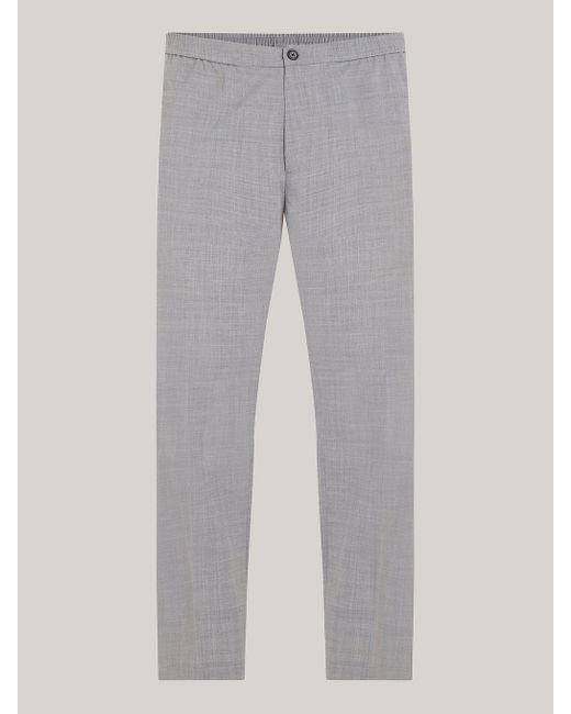 Tommy Hilfiger Gray Harlem Tapered Fit Trousers for men