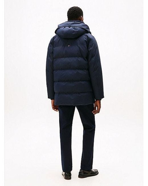 Tommy Hilfiger Waterafstotende Gewatteerde Utility-Parka in het Blue voor heren