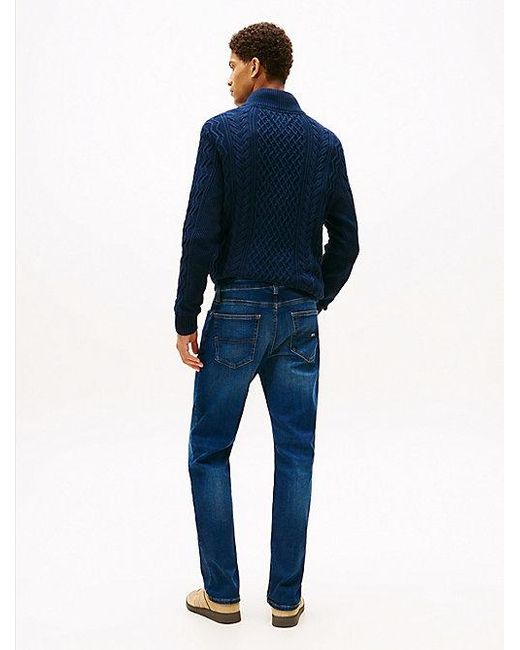 Tommy Hilfiger Ryan Slim Straight Jeans Met Fading in het Blue voor heren