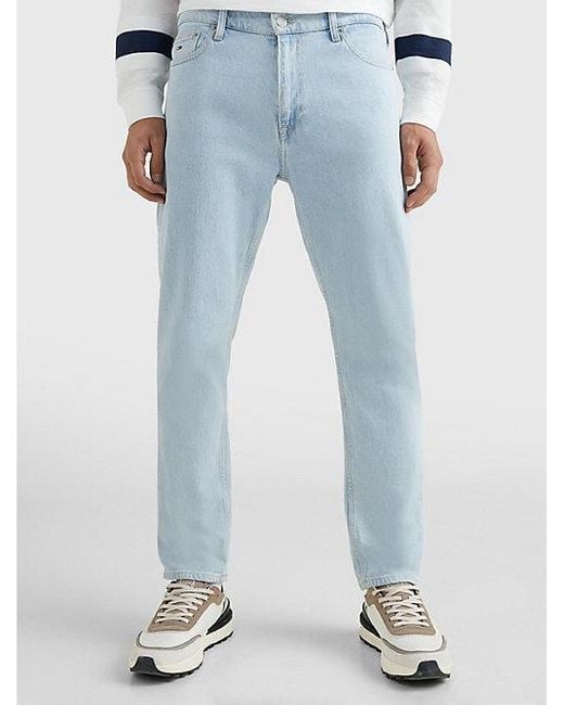 Tommy Hilfiger Dad Slim Tapered Jeans in het Blauw voor heren | Lyst NL