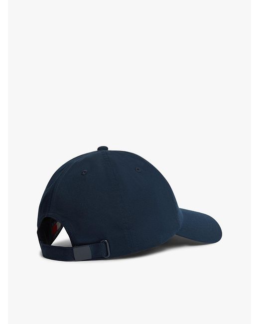 Tommy Hilfiger Blue Logo Embroidery Baseball Cap