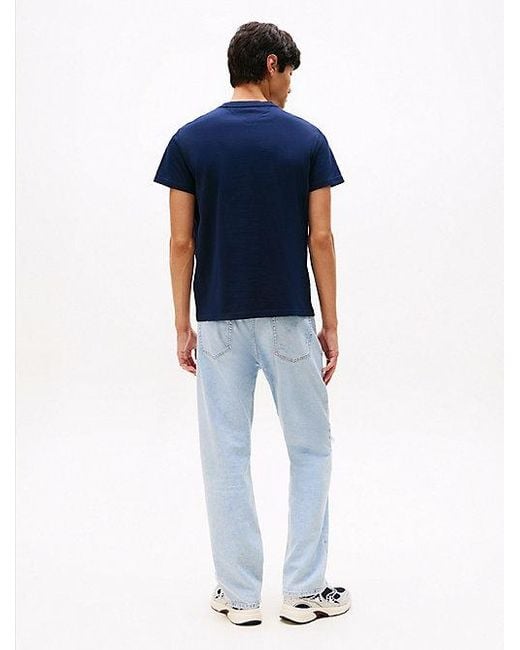 Camiseta Slim Con Logo Gráfico Tommy Hilfiger de hombre de color Blue