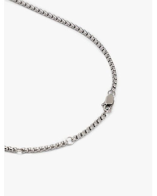 Tommy Hilfiger Ketting Met Hangslotje En Th-Monogram in het White