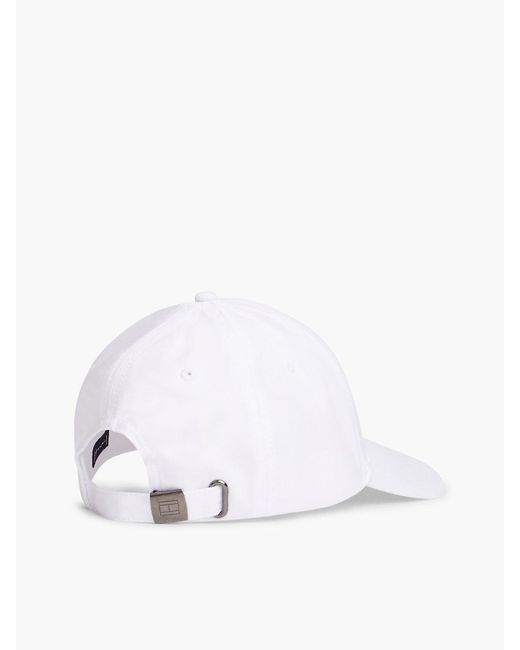 Tommy Hilfiger White Classic Baseball Cap for men