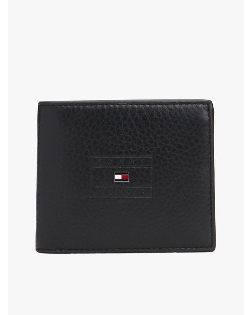 Tommy Hilfiger Black Casual Leather Card And Coin Wallet for men