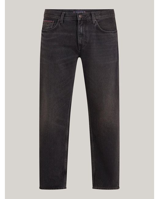 Tommy Hilfiger Moore Straight Tapered Black Jeans for men