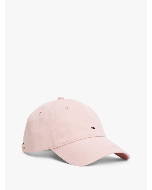 Tommy Hilfiger Pink Essential Flag Embroidery Baseball Cap