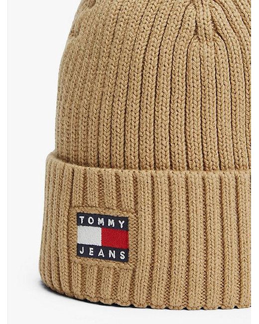 Gorro Heritage De Punto Con Logo Tommy Hilfiger de hombre de color Natural