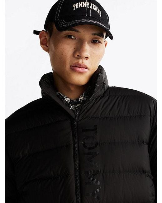 Tommy Hilfiger Lichtgewicht Pufferjack Met Donsvulling in het Black voor heren