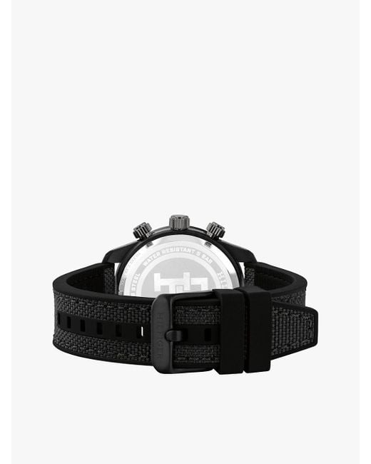 Tommy Hilfiger Th Monogram Black Chronograph Watch for men