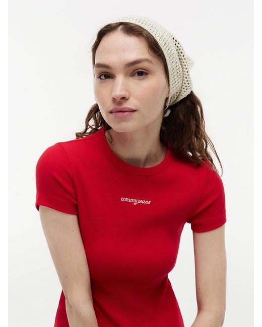 Tommy Hilfiger White Logo Embroidery Woven Bandana