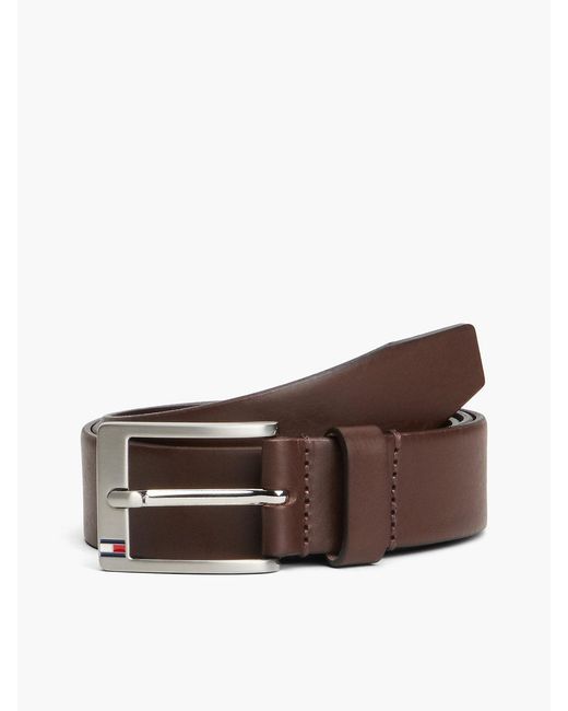 Tommy Hilfiger Brown Leather Belt for men