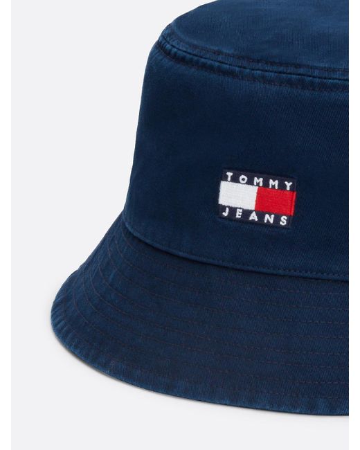 Cappello A Secchiello Heritage Con Logo di Tommy Hilfiger in Blue da Uomo