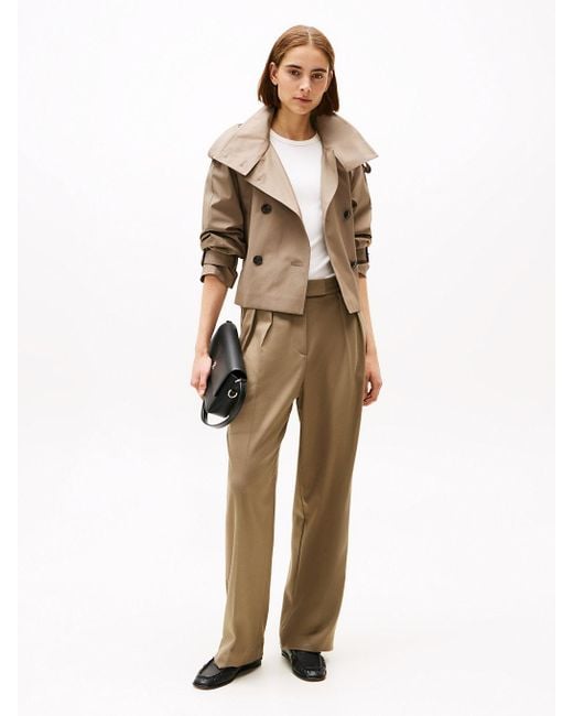 Sac Bandoulière À Monogramme Th Convertible Tommy Hilfiger en coloris Black