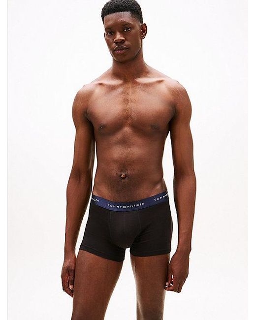 Tommy Hilfiger 3Er-Pack Signature Trunks Mit Metallic-Bund in Black für Herren