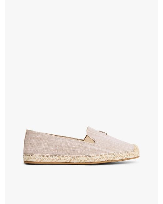 Tommy Hilfiger White Chambray Espadrilles