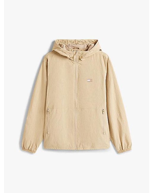Tommy Hilfiger Waterafstotende Relaxed Chicago Windbreaker in het Natural voor heren