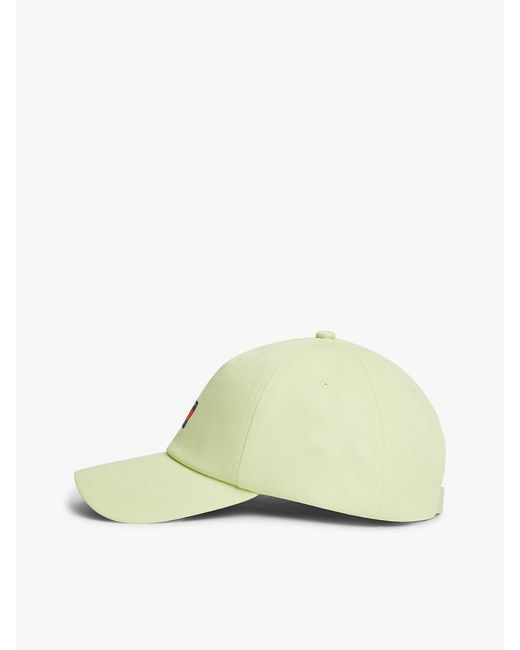 Tommy Hilfiger White Heritage Logo Baseball Cap for men