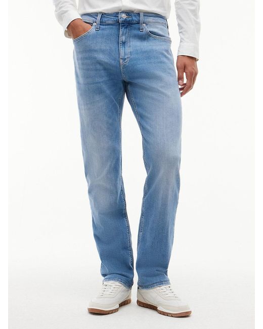 Tommy Hilfiger Blue Ryan Slim Straight Jeans for men