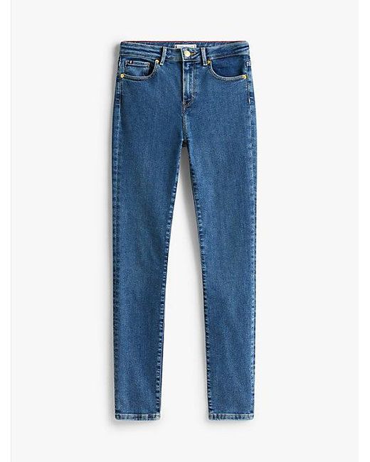 Tommy Hilfiger Black Como Skinny Jeans Mit Mittelhohem Bund