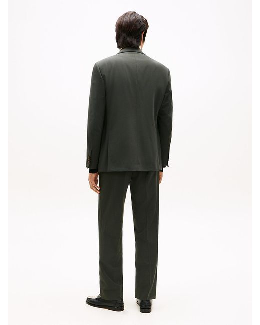 Tommy Hilfiger Black Technical Twill Regular Fit Blazer for men