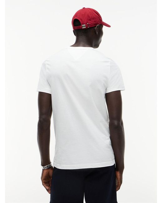 Tommy Hilfiger White Logo T-shirt for men