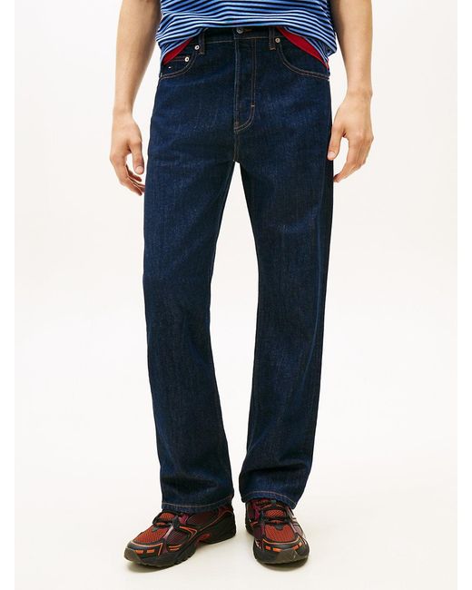 Jeans Otis Regular Fit Dritti di Tommy Hilfiger in Blue da Uomo