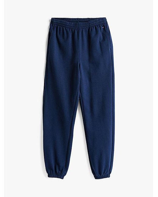 Tommy Hilfiger Relaxed Fit Loungejogger Met Boorden in het Blue