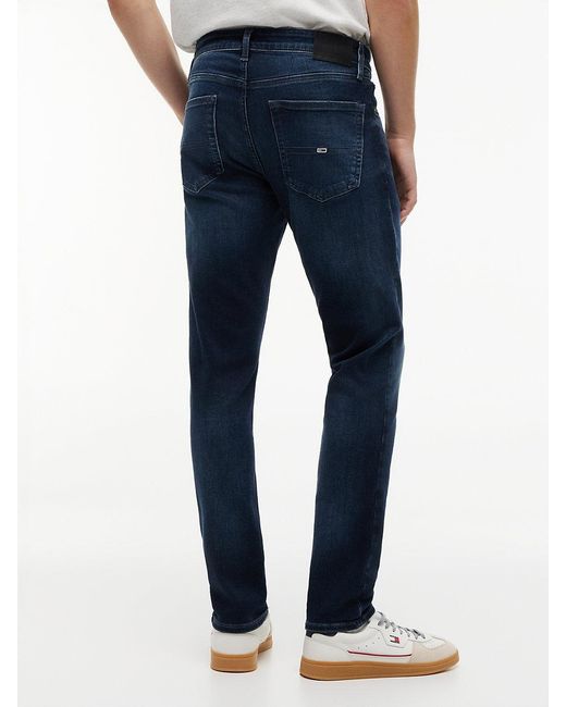 Tommy Hilfiger Blue Austin Faded Slim Tapered Leg Jeans for men