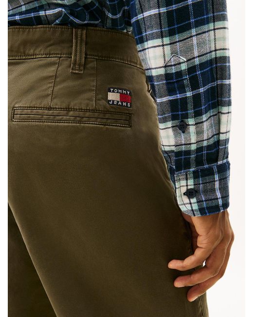 Tommy Hilfiger Green Otis Regular Twill Chinos for men