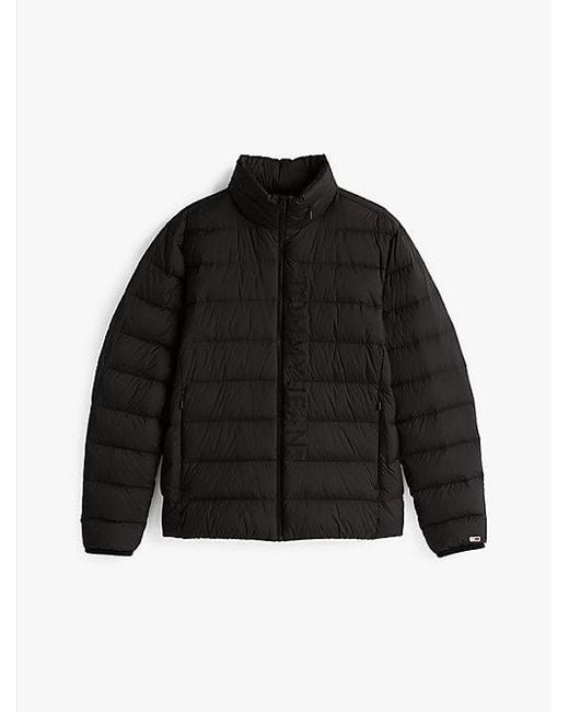 Tommy Hilfiger Lichtgewicht Pufferjack Met Donsvulling in het Black voor heren