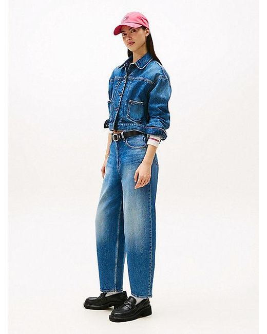 Tommy Hilfiger Tapered Jeans Met Balloon-Pijpen in het Blue