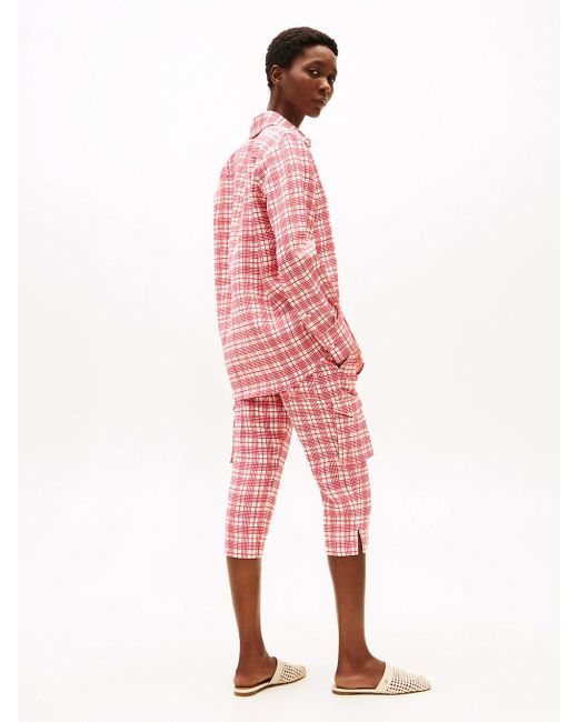 Chemise En Soie Mélangée The Runway Collection Tommy Hilfiger en coloris Pink