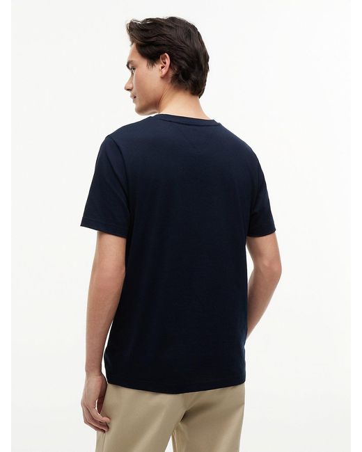 Tommy Hilfiger Blue Flag Graphic Jersey T-Shirt for men