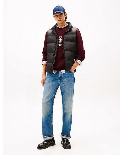 Tommy Hilfiger Waterafstotend Pufferbodywarmer Met Dons in het Red voor heren