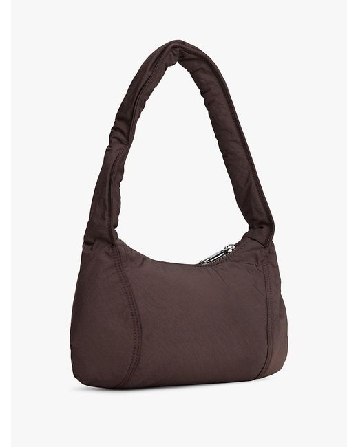 Tommy Hilfiger Brown Casual Crinkle Texture Shoulder Bag