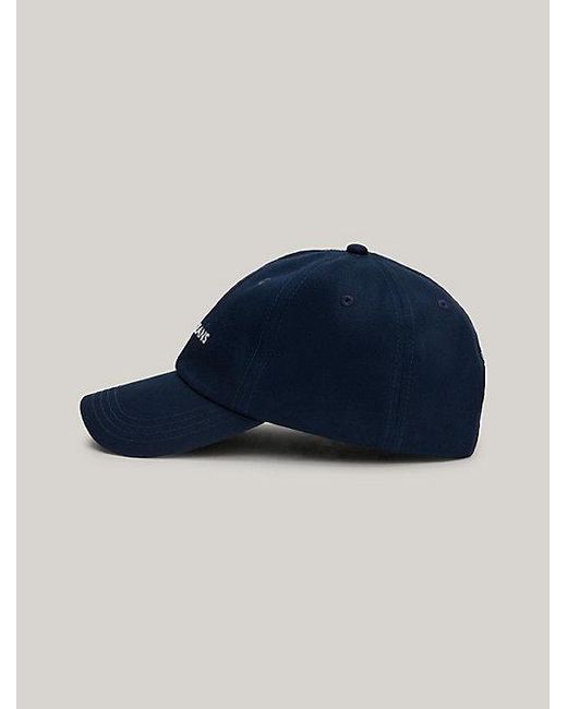 Tommy Hilfiger Blue Baseball-Cap mit Logo vorne